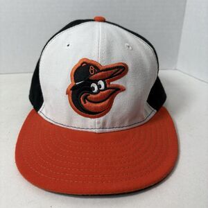 New Era 59Fifty Hat Cap Adult Fitted Size 7 Baltimore Orioles On Field Collectio